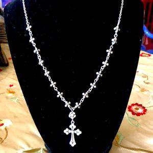 VCLM 18” cross pendant necklace